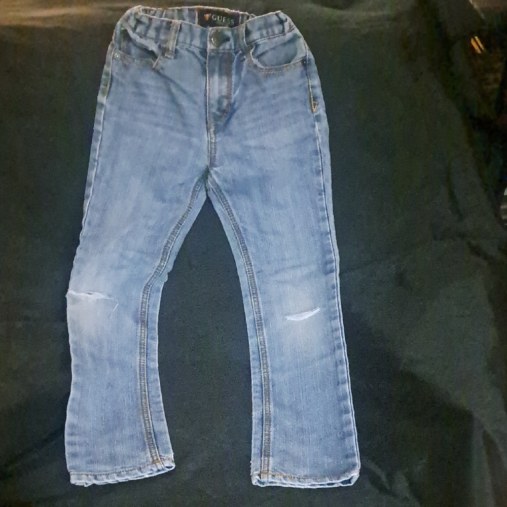 🧒Boys' Guess Light Blue Straight Jeans Cool Classic Style 4 Any Agd